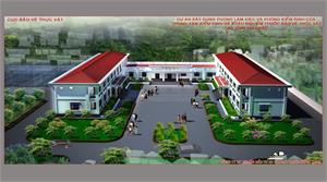 Xây dựng phòng làm việc và phòng kiểm định của trung tâm kiểm định và khảo nghiệm thuốc bảo vệ thực vật phía Bắc